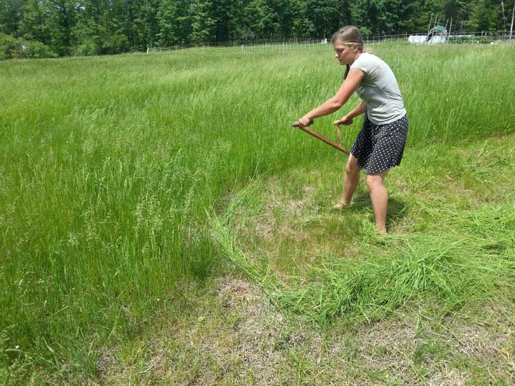 Kayla Scythes the field
